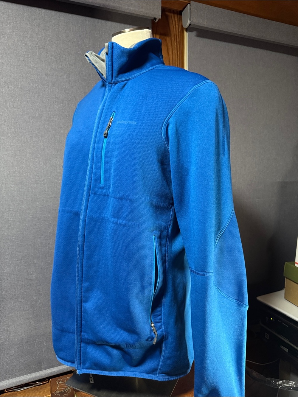 Patagonia Men's Royal Blue Full-Zip Performance Jacket